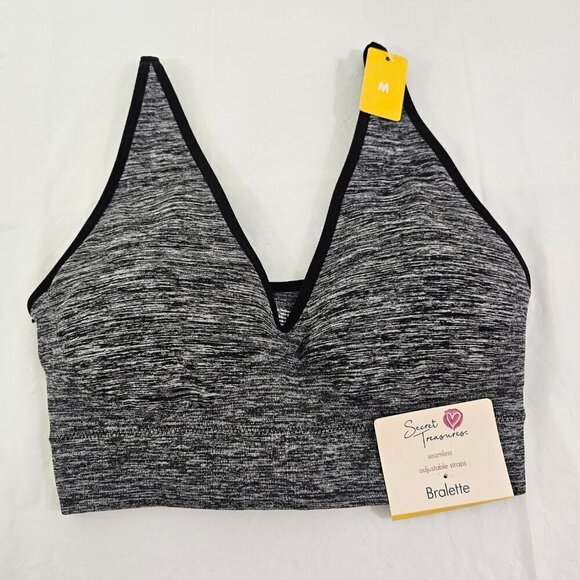 Secret Treasures Wireless Seamless Adjustable Strap Bralette – Size Medium NWT - Picture 7 of 9